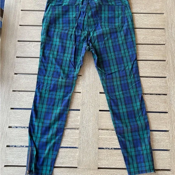 Vineyard Vines Jamie Blackwatch Print pants size 12 - Picture 3 of 12